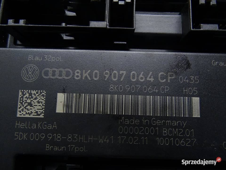 MODUŁ STEROWNIK KOMFORTU BCM 8K0907064CP AUDI A4
