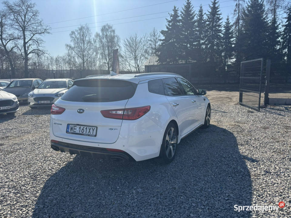 Kia Optima GT 238 automat I właściciel salon biały Rawa Mazowiecka