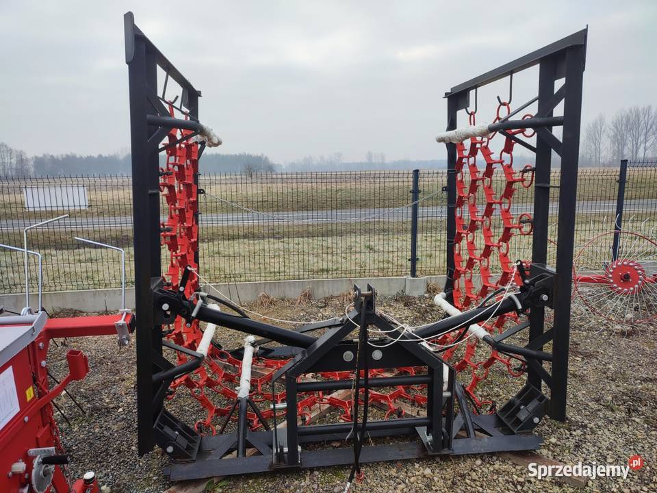 włóka łąkowa łąkowopolowa metaltechnik NOWE cała nieuszkodzony podlaskie Zabłudów