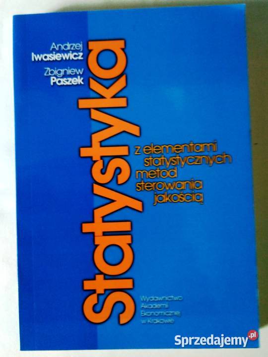 Statystyka z elementami statycznych metod Biznes i Przemysł Rzeszów sprzedam