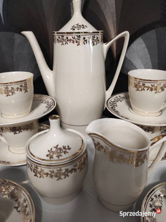 Serwis do kawy Opole porcelana Tułowice 6 osób sprzedam