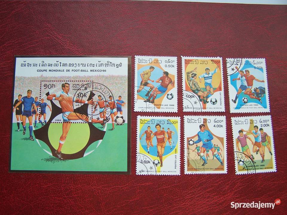 Laos 1986 CTO Mi 88287 Sport Piłka nożna MŚ Filatelistyka