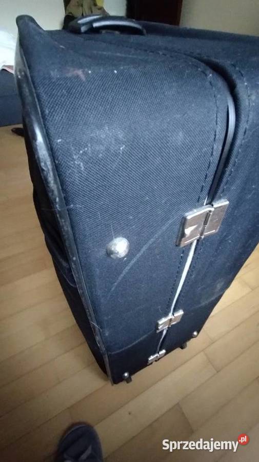 walizka mega duża czarna wojskowa starszego na wielkopolskie