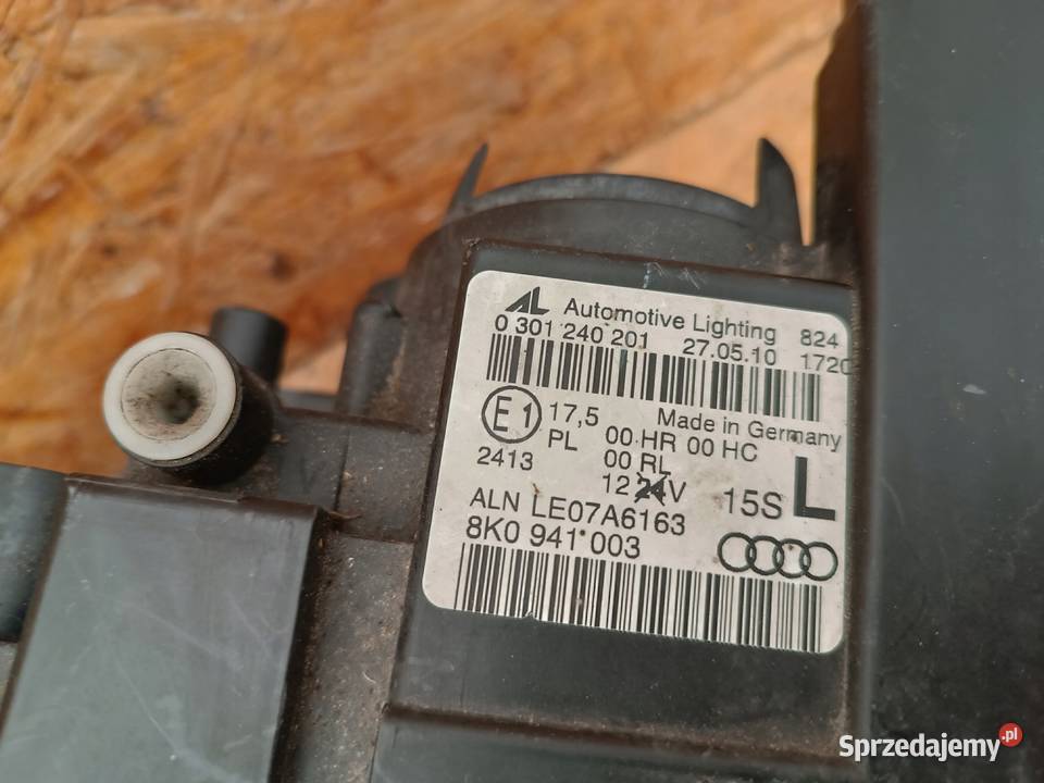 LAMPA LEWY PRZÓD EU 8K0941003 AUDI A4 B8 Nowy Tomyśl