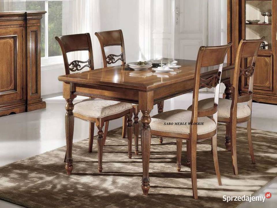 Klasyczny stół Genewa ryflowany prostokątny Stoły Przemyśl