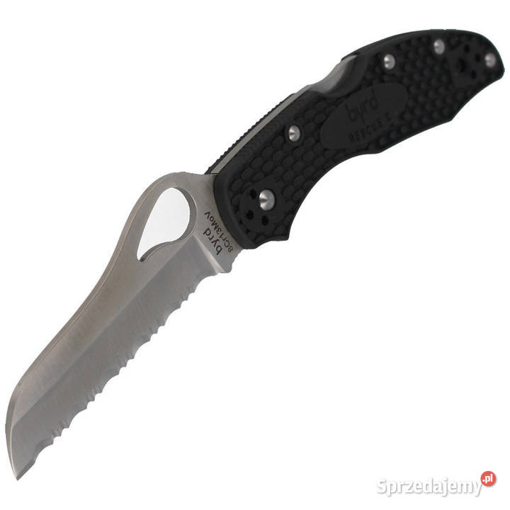 Nóż Spyderco Byrd Meadowlark 2 Rescue FRN Black Warszawa