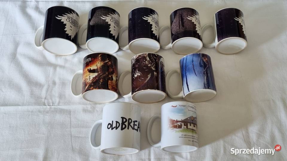 Ceramiczne kubki z uchem 10 sztuk Warszawa