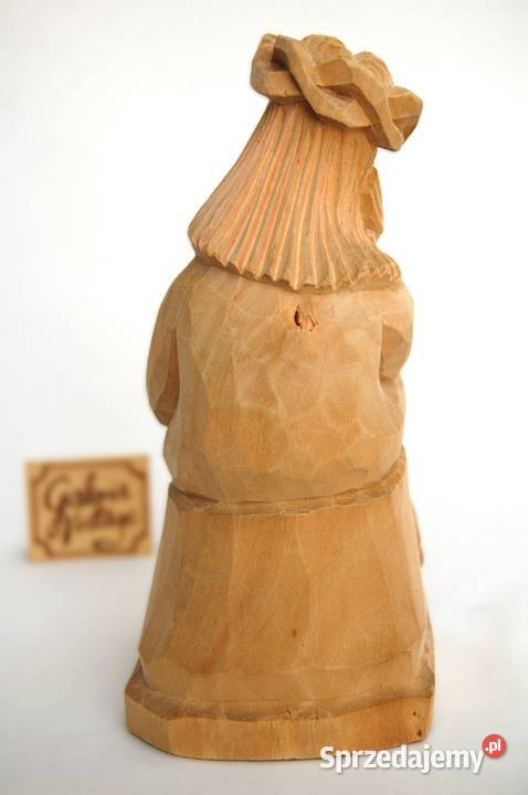 Jezus Chrystus frasobliwy rzeźba drewniana Lublin