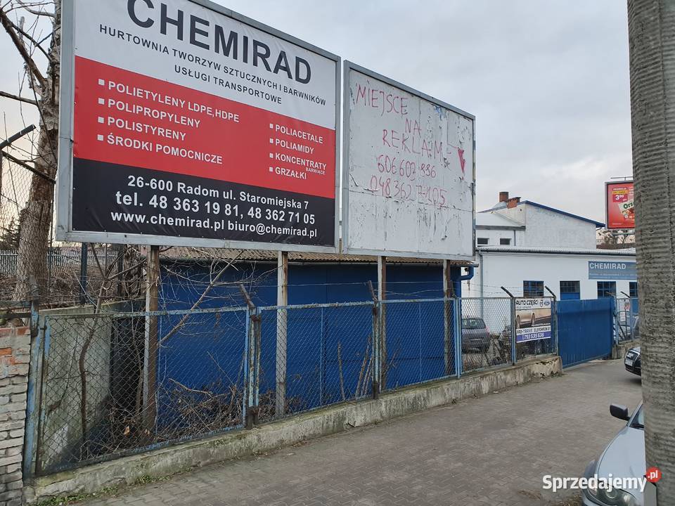 Wynajmę miejsce na reklamę w centrum Radomia mazowieckie Radom