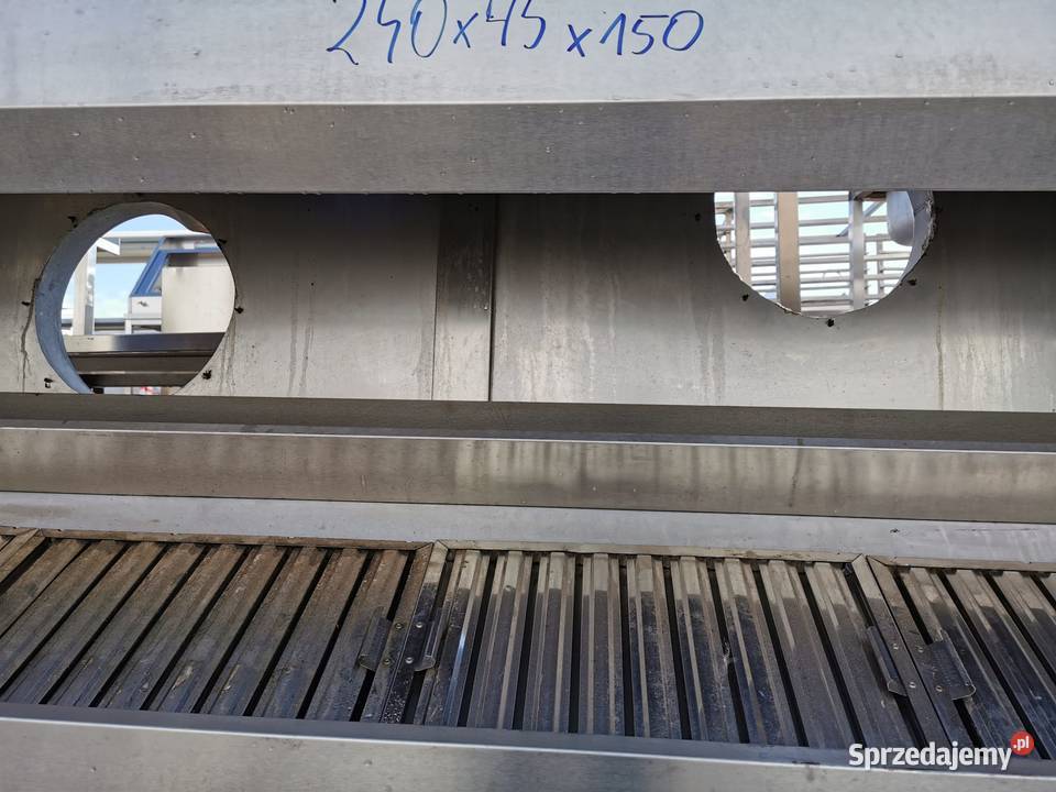 Okap centralny 240x45x150 Gastronomia Krotoszyn