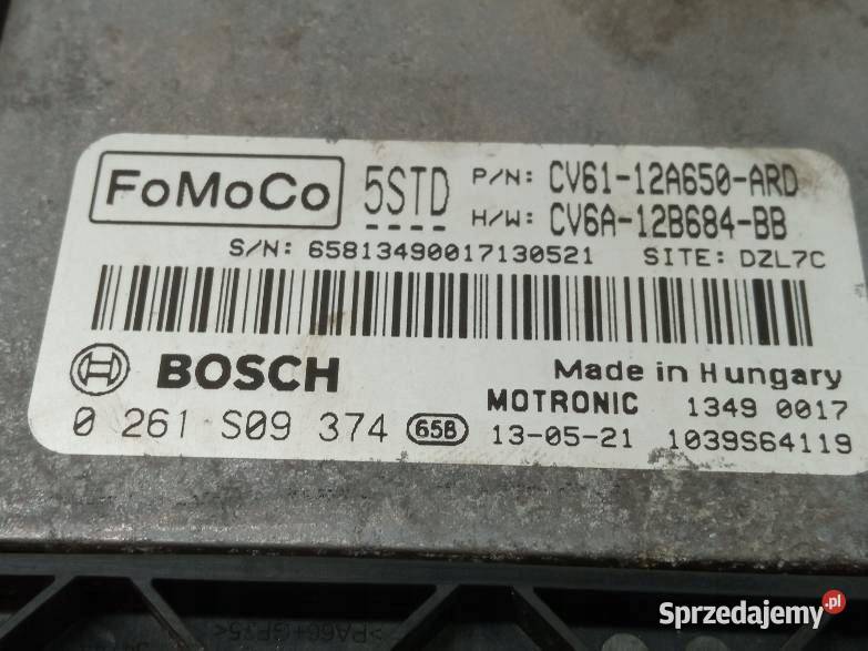 STEROWNIK SILNIKA 0261S09374 CV6112A650ARD Ford osobowe