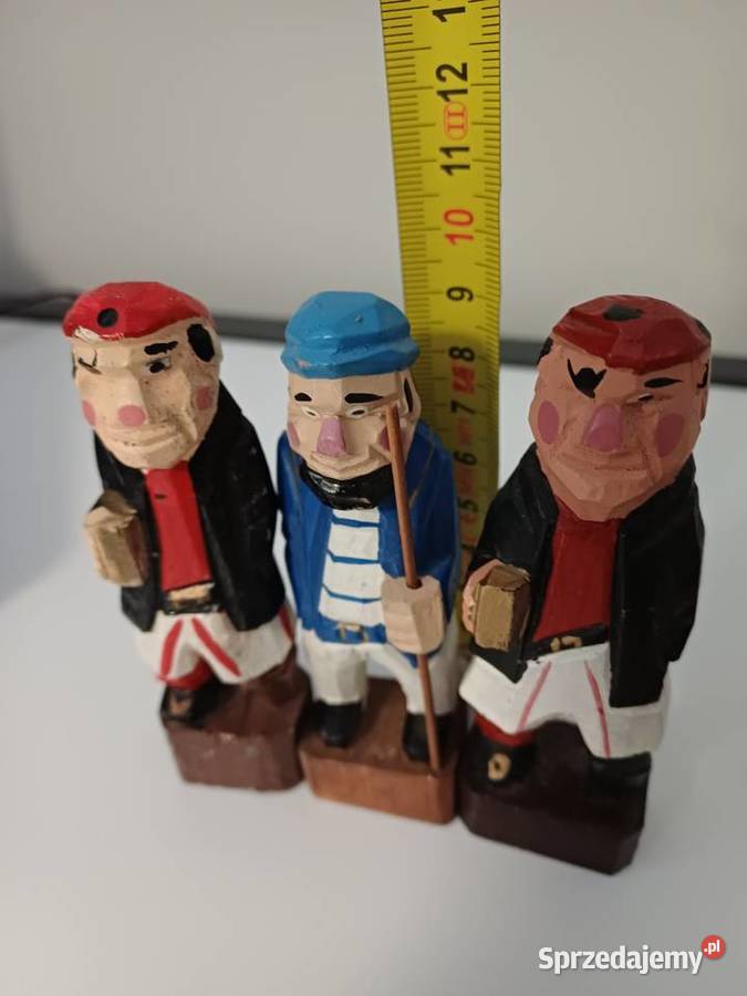 Vintage figurki rzeźbione Nowy Targ sprzedam