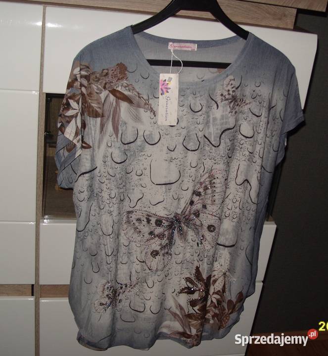Szara Bluzka Enlarge rXL NOWA Rozmiar 42(XL) Rawicz