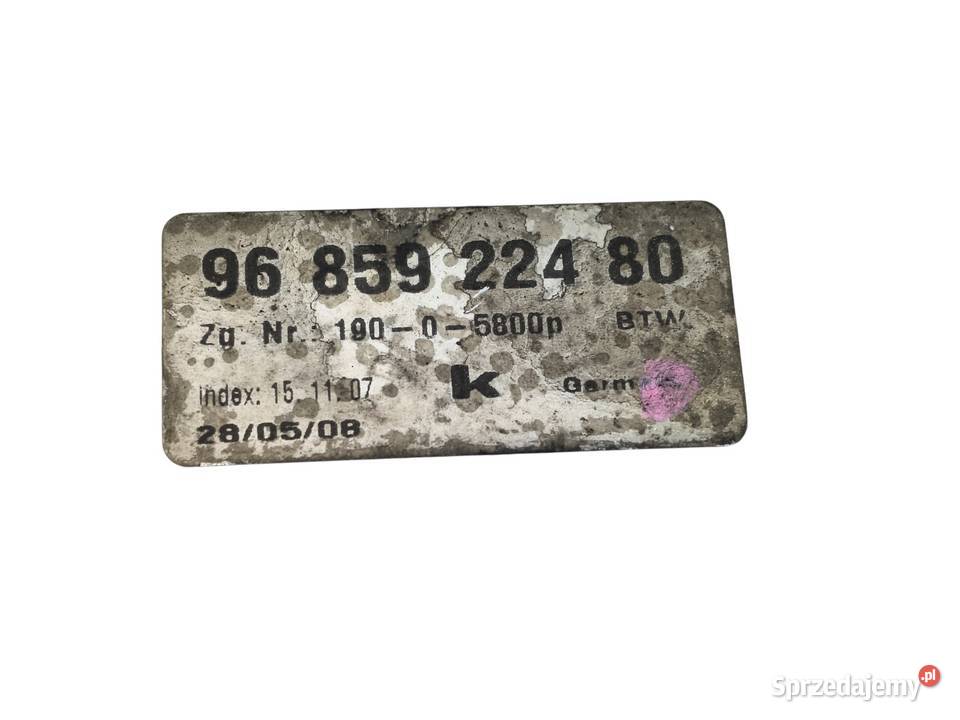 CHŁODNICA SPALIN Peugeot 4007 22 HDI 9685922480 Chełm sprzedam