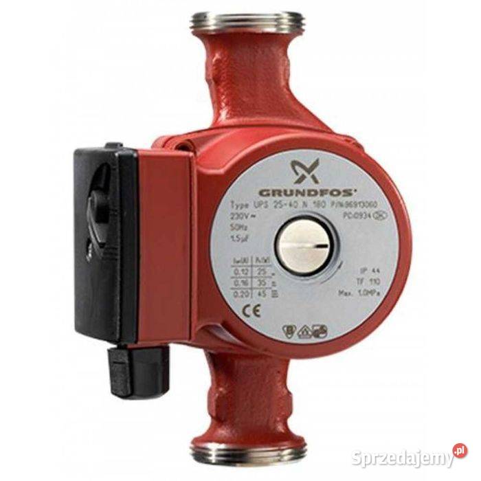Grundfos UPS3280N180 mm nierdzewna pompa