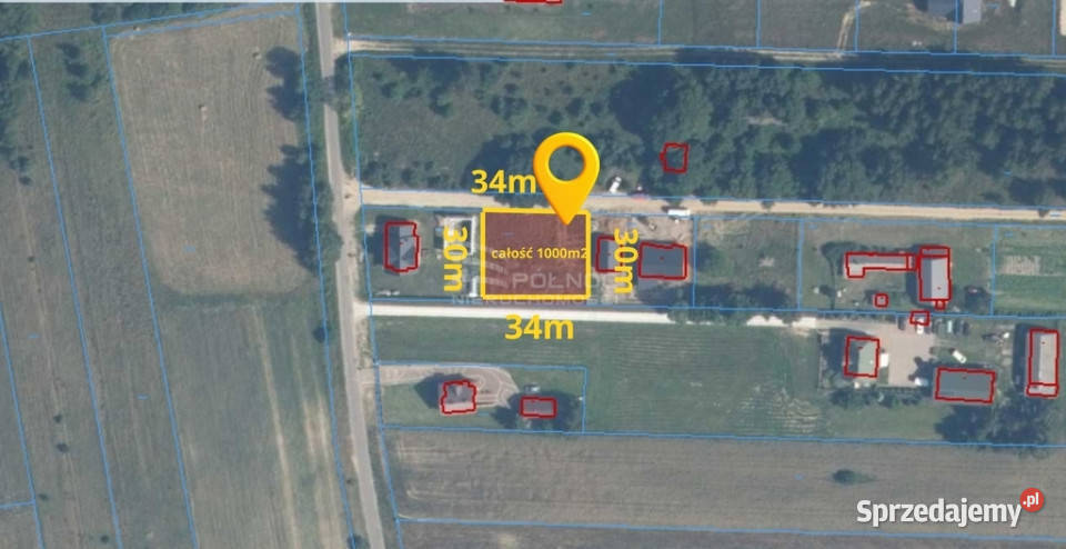 Działka budowlana Topolowa Czosnówka lubelskie