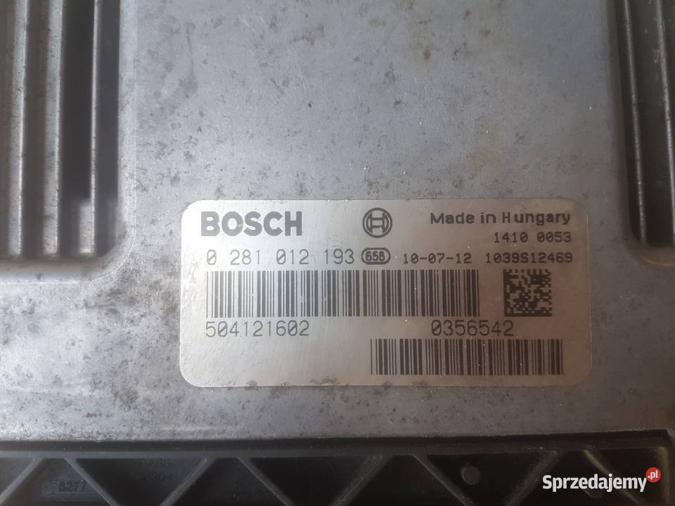 IVECO DAILY 4 0611 komputer silnika iveco 2008 wyposażenie elektryczne dolnośląskie Legnica sprzedam