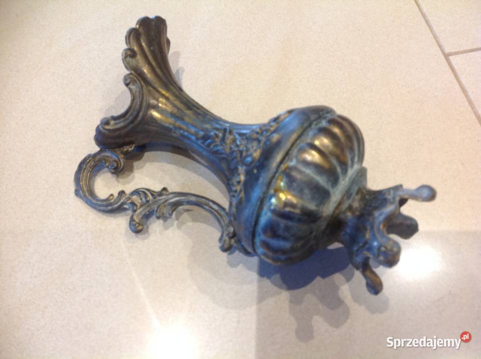 Stary Dzbanek Wazon Cyna Mosiądz Sygnowany Antyki, Sztuka, Kolekcje Nowa Sól