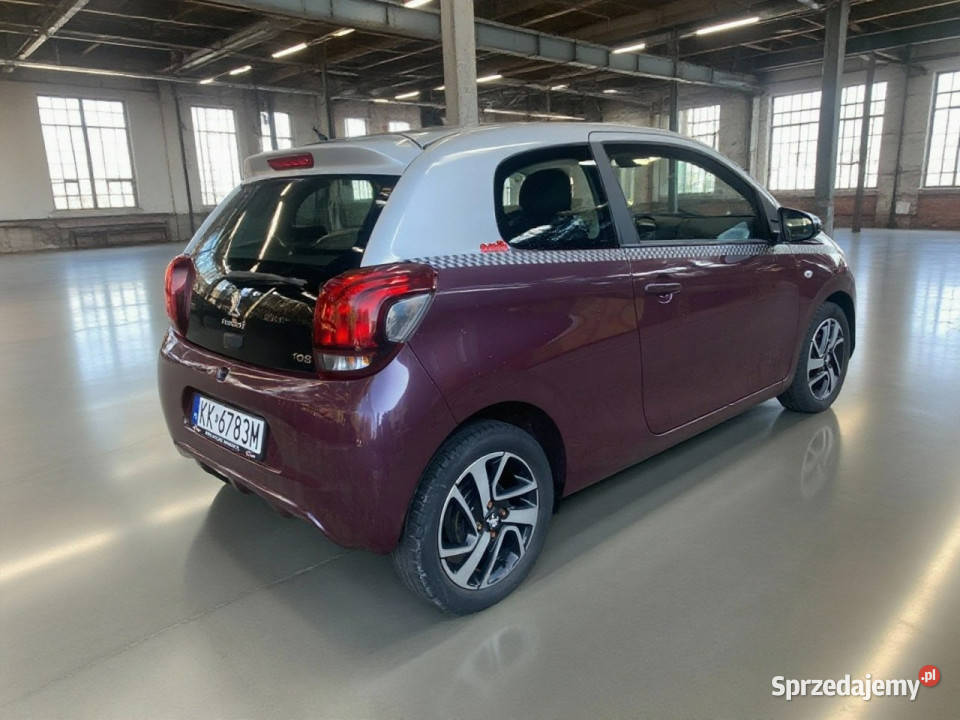 Peugeot 108 Navi kamera bluetooth ładny zadbany aluminiowe felgi Kraków