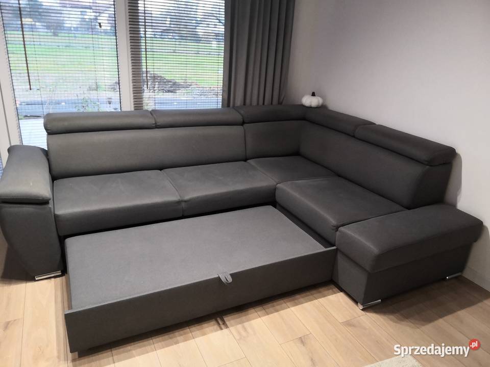 Narożnik z funkcją spania 270x190 Czechowice-Dziedzice