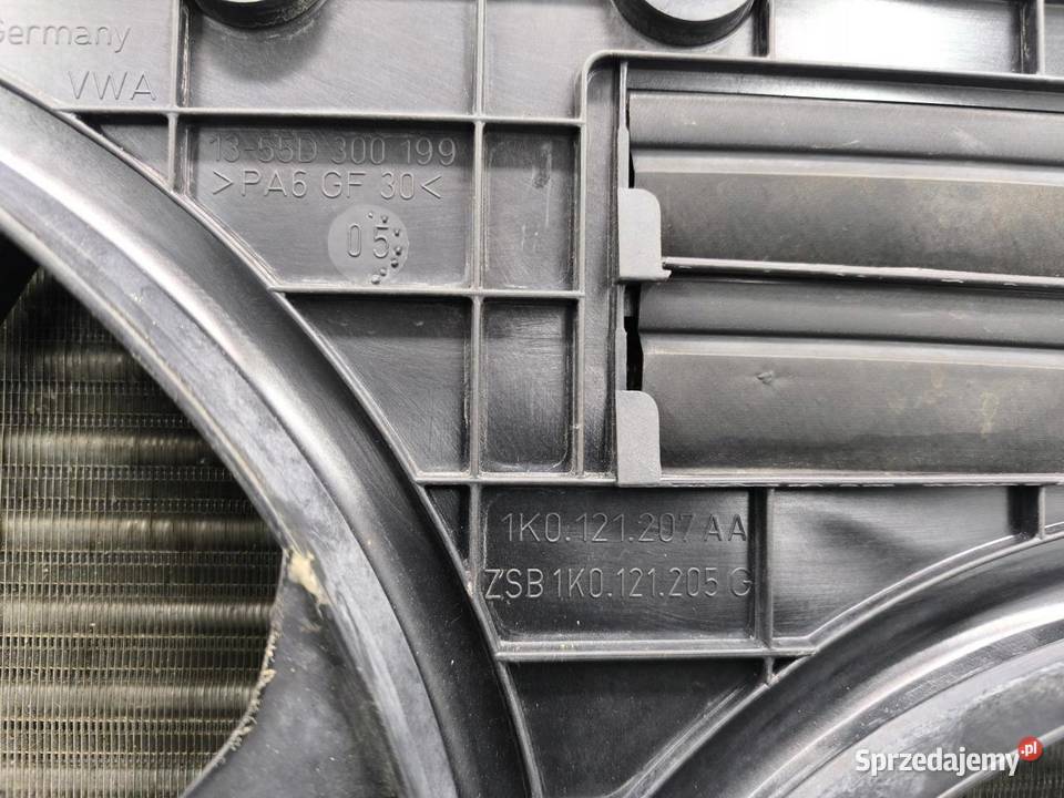 KOMPLET CHŁODNIC WENTYLATORY AUDI A3 8P osobowe