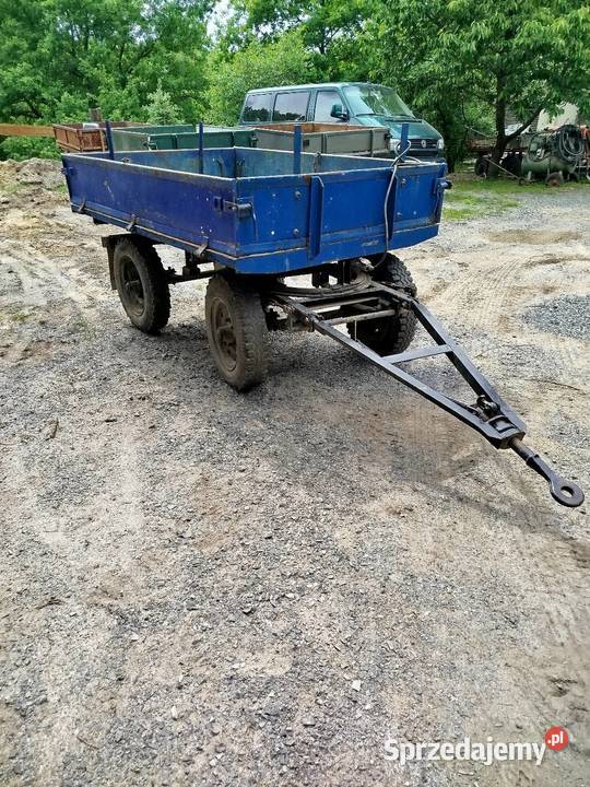 Przyczepka Multicar Traktorek ogrodowy 200x130 nieuszkodzony Przyczepy rolnicze Krosno Odrzańskie