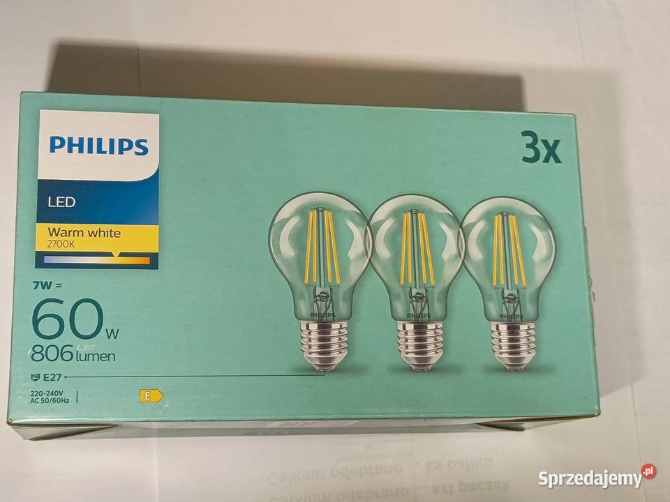 TANIO Żarówka LED PHILIPS FILAMENT Sosnowiec