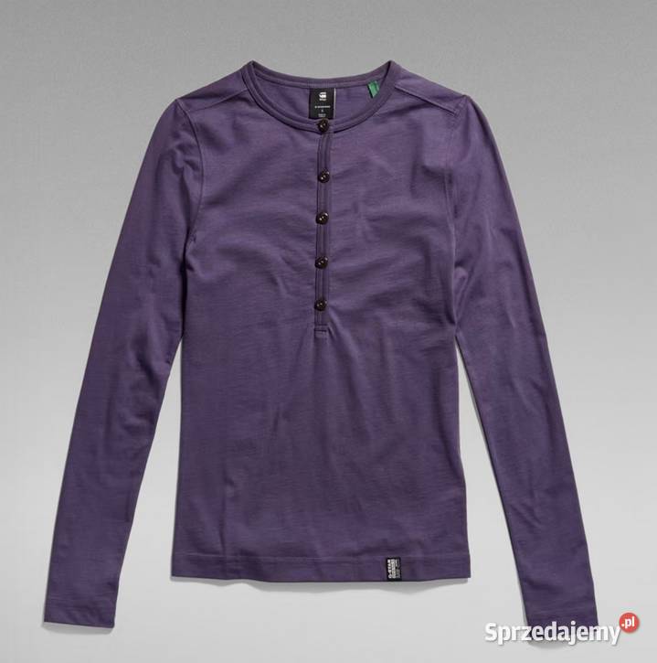 GSTAR RAW BLUZKA NA DŁUGI RĘKAW WĄSKI TOP 36 S