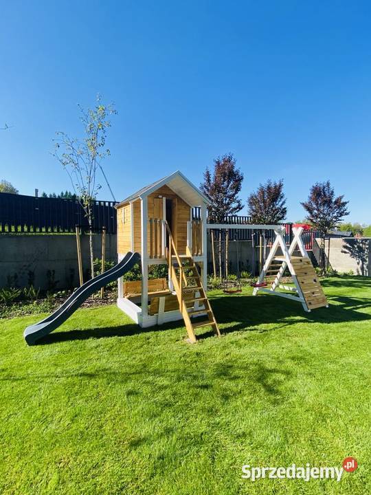 Domek dzieci ścianka ślizg dostępne ręki małopolskie Myślenice