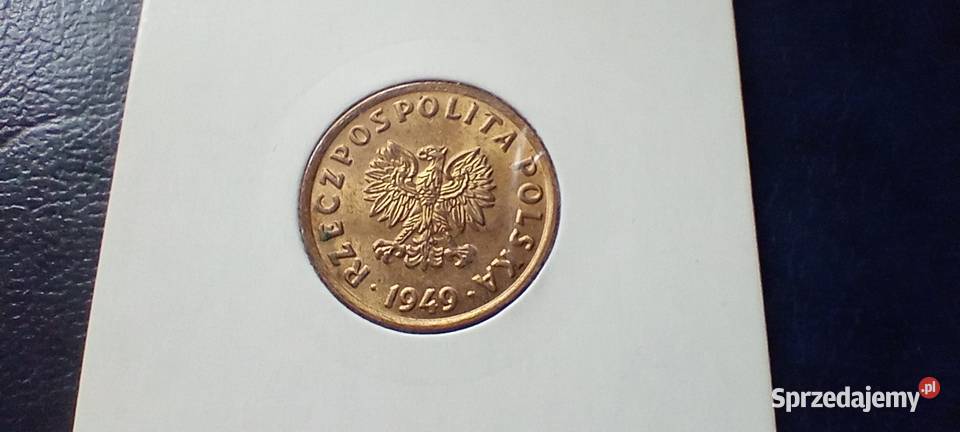 Stare monety 5 groszy 1949 Brąz skrętka Polska sprzedam