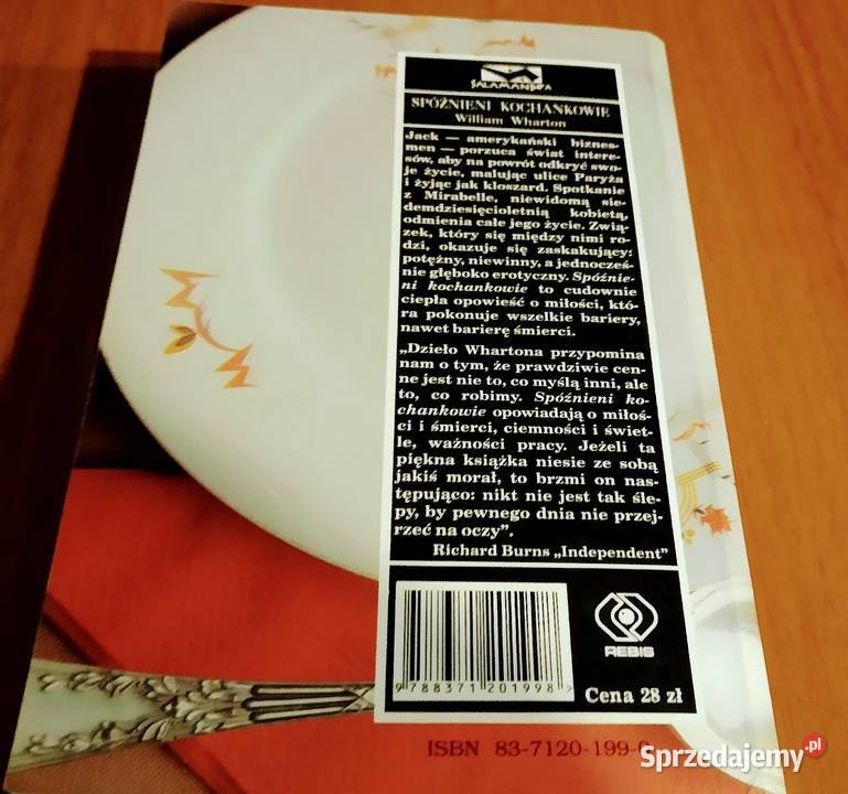 Spóźnieni kochankowie William Wharton Salamandra miękka Gdańsk sprzedam