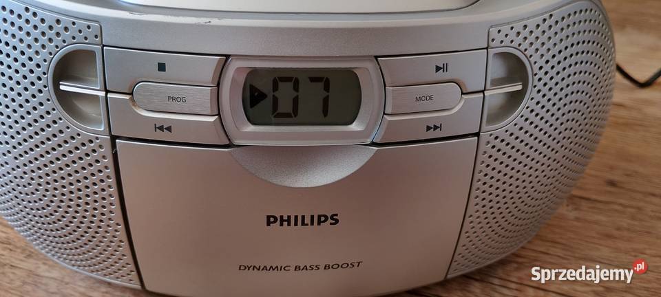 Kultowy Boombox Philips AZ1027 CD Kasety Radio