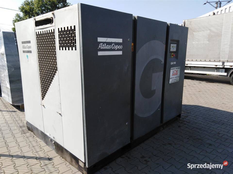 Sprężarka śrubowa kompresor ATLAS COPCO GA110 Wilków sprzedam