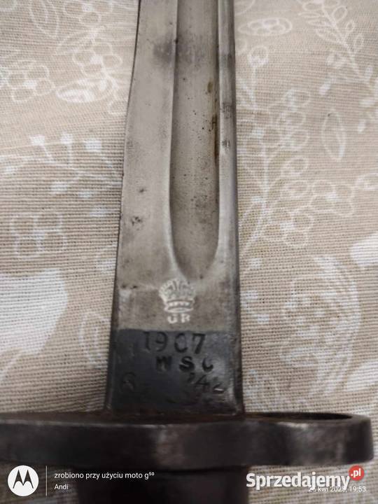 bagnet angielski 1907 Stalowa Wola