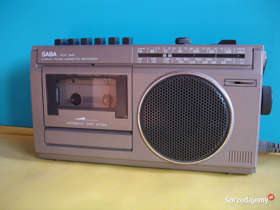 Radiomagnetofon SABA RCR345 lubuskie Zielona Góra