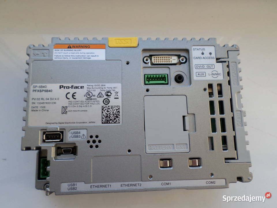 Panel HMI ProFace i moduł NOWE sprzedam