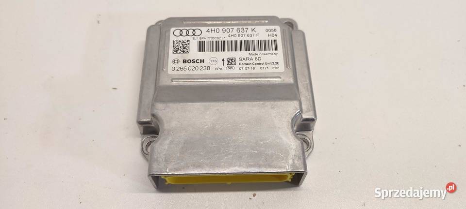 AUDI A8 D4 CZUJNIK PRZYŚPIESZENIA 4H0907637K