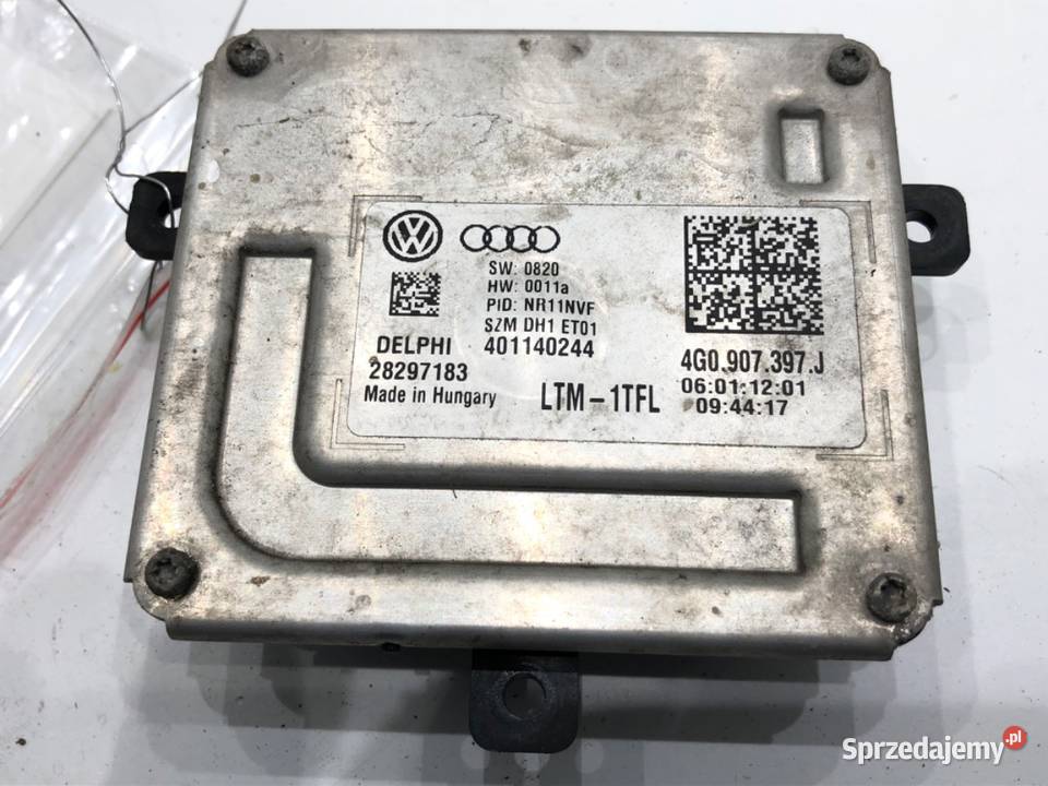 MODUŁ SKRĘTU REFLEKTORA VW CC B7 4G0907397J osobowe Czujniki i sterowniki świateł