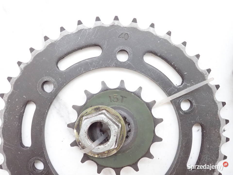 Napęd Zębatka Przód 15z Tył 40z Łańcuch Kawasaki Zestawy napędowe Strzelce Krajeńskie
