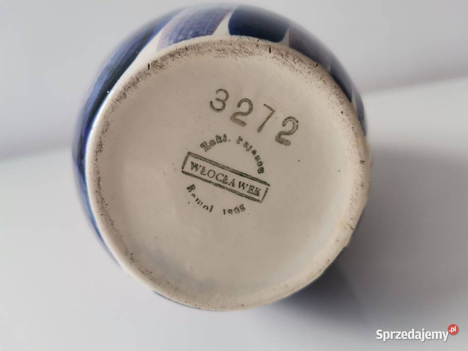 Stary unikatowy wazon Pikasiak fajans Włocławek Katowice