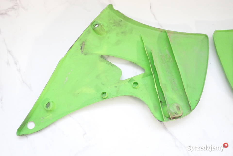 Boczki Osłony Chłodnic Owiewki Kawasaki KX 250 Plastiki