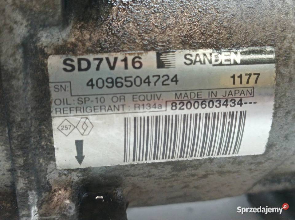 SPRĘŻARKA KLIMATYZACJI 8200603434 14 Dacia Logan