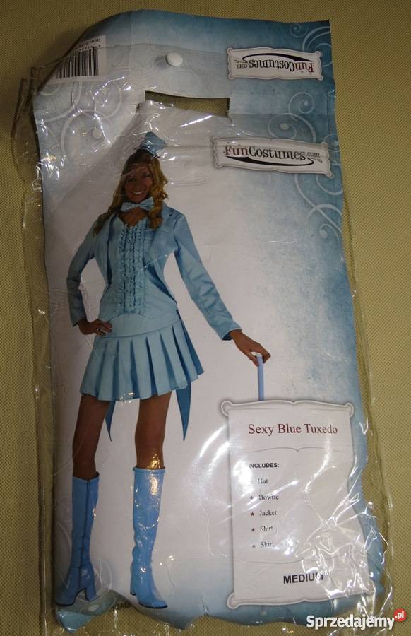 Sexy Blue Kostium Karnawałowy damski M Nowy Żmigród