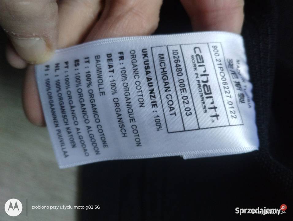 Carthart Michigan Coat rinsed Rozmiar S Kurtki i płaszcze Gdańsk