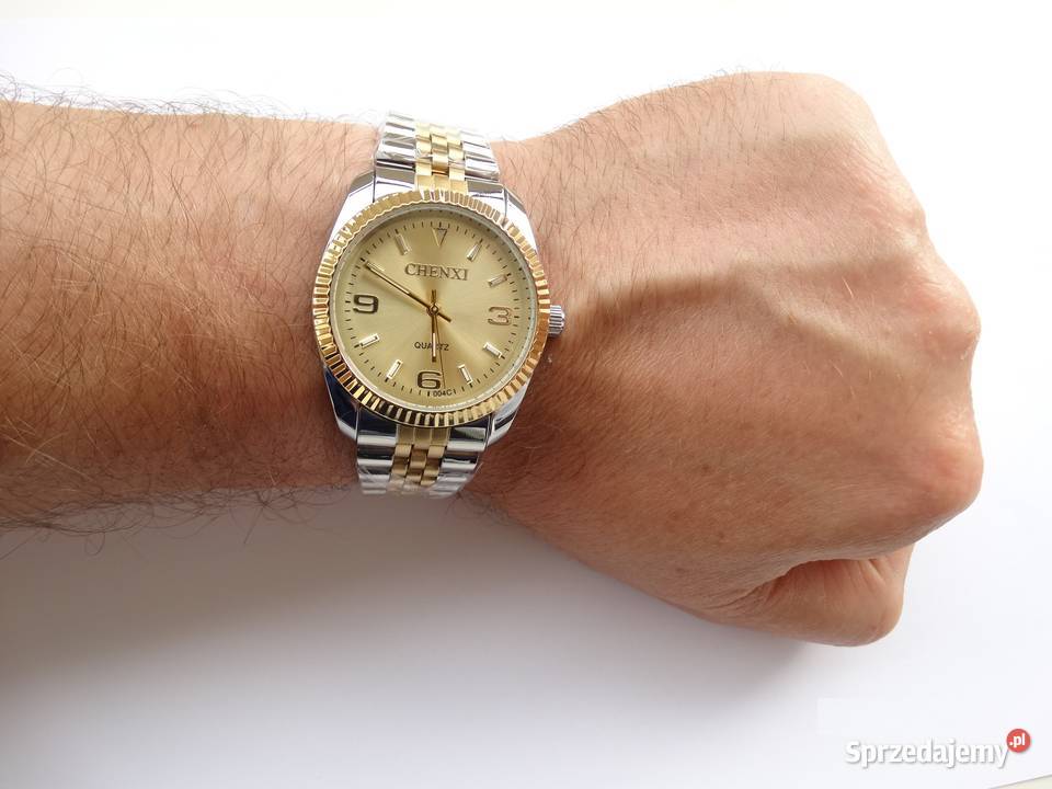 Zegarek damski srebrny złoty męski z bransoletą Gorzów Wielkopolski