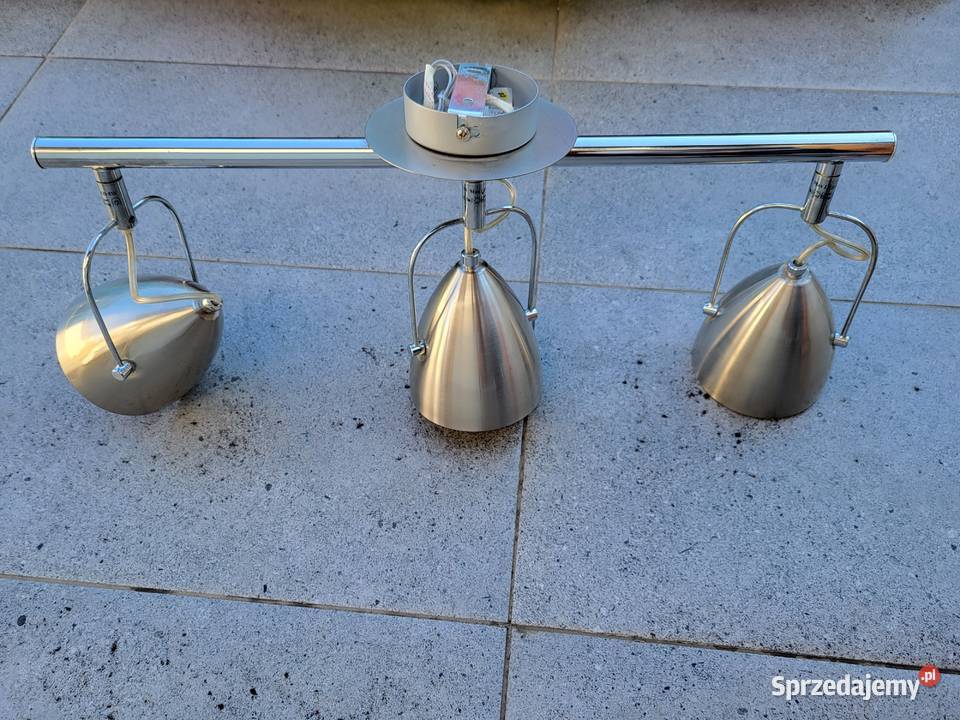 Lampa sufitowa metalowa potrójna Dom i Ogród Łódź