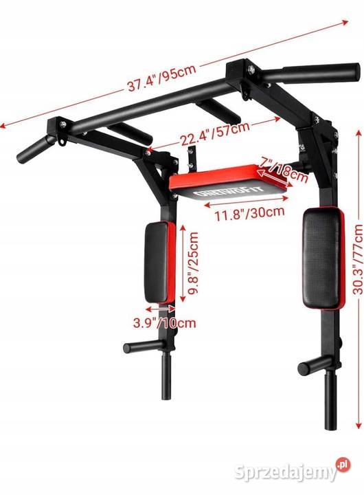 Drążek wielofunkcyjny do podciągania ONETWOFIT mazowieckie Myszyniec