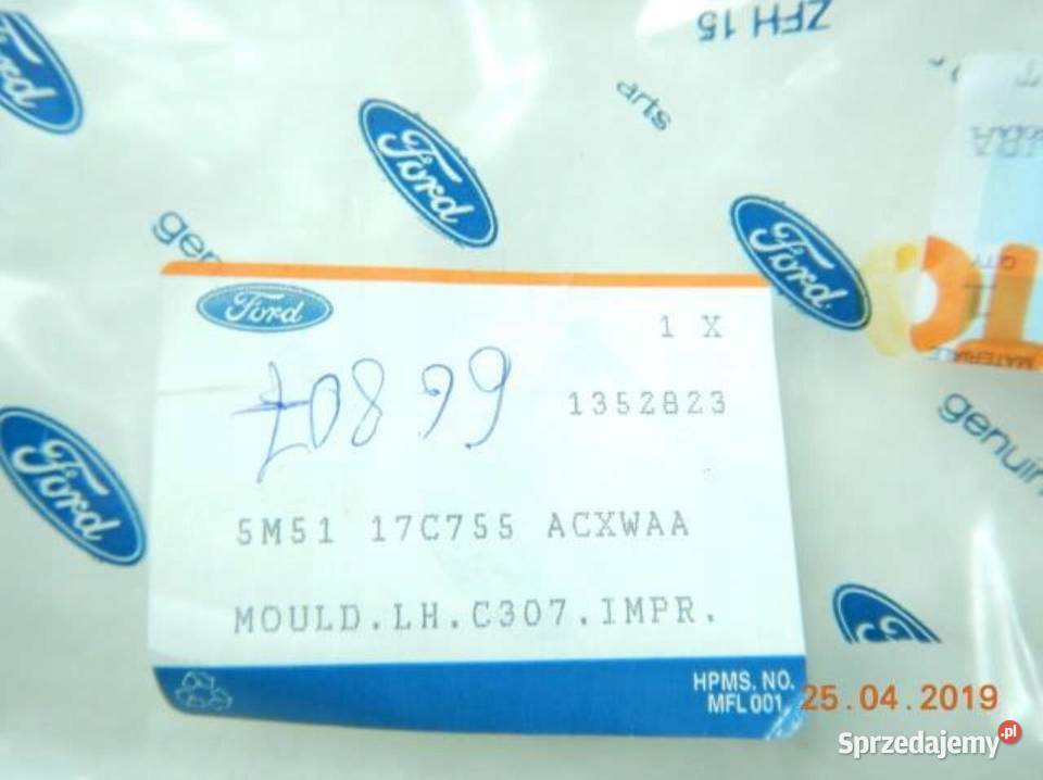 LISTWA ZDERZAKA LEWY PRZÓD FORD FOCUS 0408 Listwy i nakładki