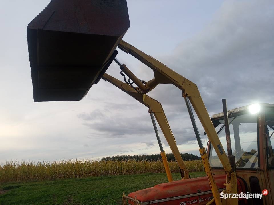 Zetor 4718 z turem i dużą Łyżka Hartowiec sprzedam