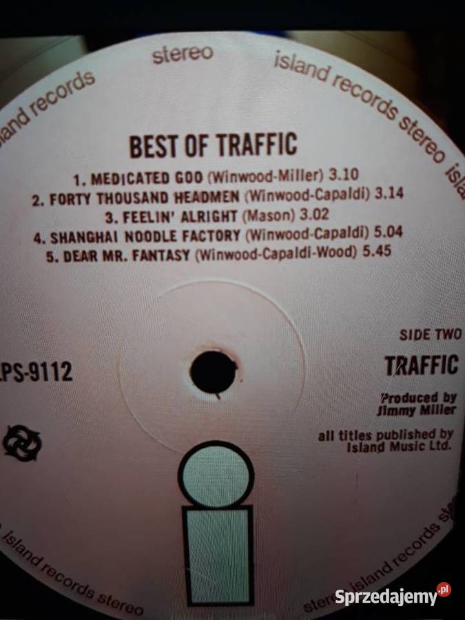 Archiwum blues rocka TRAFFIC Best Traffic 1970 Rzeszów sprzedam